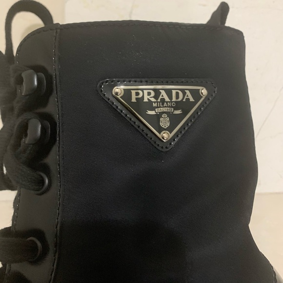 Prada Chocolate Combat Boot (Men) Size 10 - Picture 10 of 13
